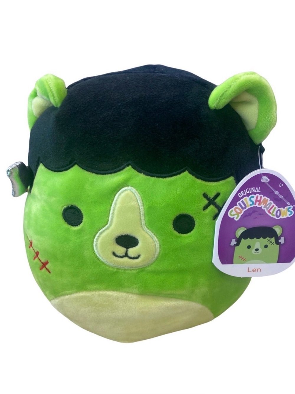 Squishmallows Len Halloween edition Frankenstein Bear